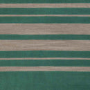 Escalon Modern Emerald Green/Silver Area Rug