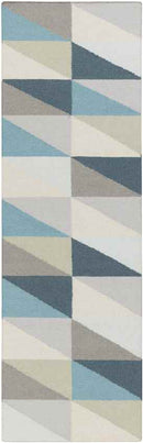 Falkville Modern Aqua Area Rug