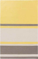 Farmersville Modern Lime/Taupe/Dark Brown Area Rug