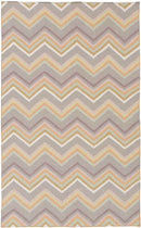 Emmet Modern Gray/Blue/Pink Area Rug