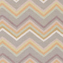 Emmet Modern Gray/Blue/Pink Area Rug