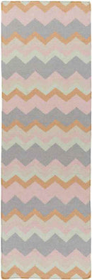 Weende Modern Brown/Pink/Green Area Rug