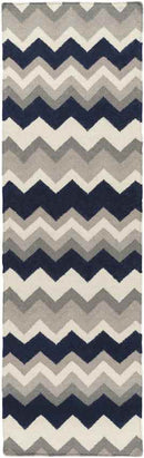 Weende Modern Gray/Navy Area Rug