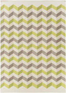 Fayetteville Modern Green/Beige/Gray Area Rug