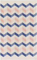 Fayetteville Modern Ivory/Salmon Area Rug