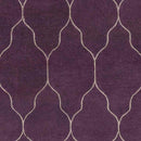Flagstaff Modern Eggplant/Brown Area Rug