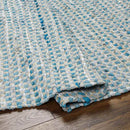 Sharice Modern Teal Area Rug