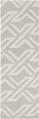 Gainesville Modern Light Gray/Lime/Ivory Area Rug