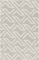 Gainesville Modern Light Gray/Lime/Ivory Area Rug