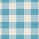 Gilbert Modern White / Aqua Area Rug