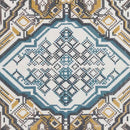 Haleburg Global Brown/Blue Area Rug