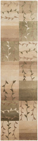 Haswell Modern Olive/Beige Area Rug