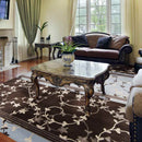 Hayneville Modern Brown/Light Blue Area Rug