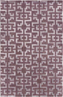 Hazlehurst Modern Eggplant/Mauve Area Rug