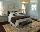 Hindsville Traditional Khaki/Light Gray Area Rug