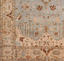 Hindsville Traditional Khaki/Light Gray Area Rug