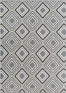 Holyoke Modern Pewter & Jet Black Area Rug