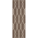 Homewood Modern Dark Brown Area Rug