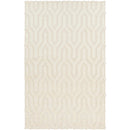Huslia Modern Ivory Area Rug