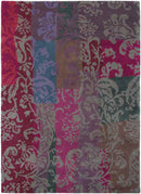 Jamestown Modern Dark Red Area Rug