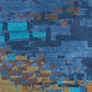 Jericho Modern Dark Blue Area Rug
