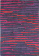 Keiser Modern Red/Magenta Area Rug