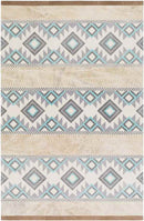 Kingsburg Modern Aqua Area Rug