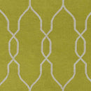 Tange Modern Bright Yellow/White Area Rug