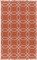 Knoxville Modern Rust/Ivory Area Rug
