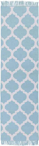 Kobuk Modern Sky Blue/Ivory Area Rug