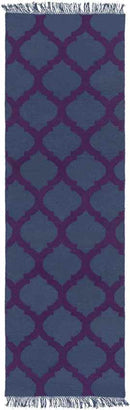 Kobuk Modern Navy/Violet Area Rug