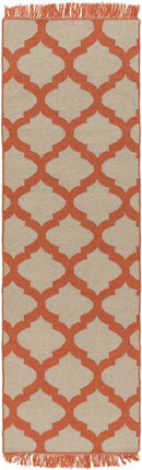 Kobuk Modern Rust/Beige Area Rug