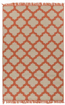 Kobuk Modern Rust/Beige Area Rug