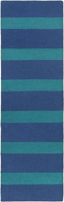 Koyuk Modern Blue/Green Area Rug
