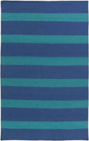 Koyuk Modern Blue/Green Area Rug