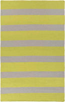 Koyuk Modern Green/Light Gray Area Rug