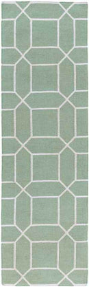 Ealing Modern Green Area Rug
