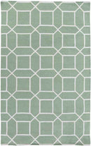 Ealing Modern Green Area Rug