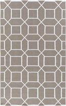 Ealing Modern Charcoal/Ivory Area Rug