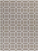 Ealing Modern Charcoal/Ivory Area Rug