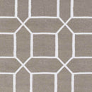 Ealing Modern Charcoal/Ivory Area Rug