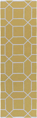 Ealing Modern Wheat/White Area Rug