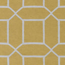 Ealing Modern Wheat/White Area Rug