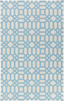 Koyukuk Modern Beige/Blue Area Rug