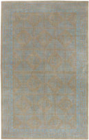 Kwethluk Traditional Gold/Teal Area Rug
