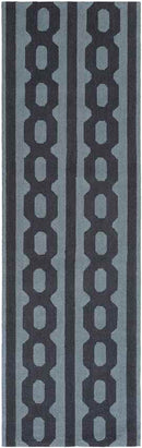 Lakeland Modern Denim/Black Area Rug