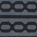 Lakeland Modern Denim/Black Area Rug