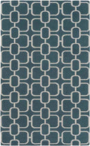 Lakeport Modern Green/Ivory Area Rug