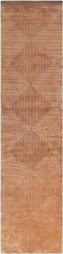 Laurens Modern Burnt Orange/Navy Area Rug