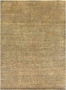 Lavaca Modern Dark Brown Area Rug